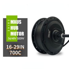 36V 48V 500W High Speed Brushless Gear E-bike Hub Motor Front / Rear Wheel Drive