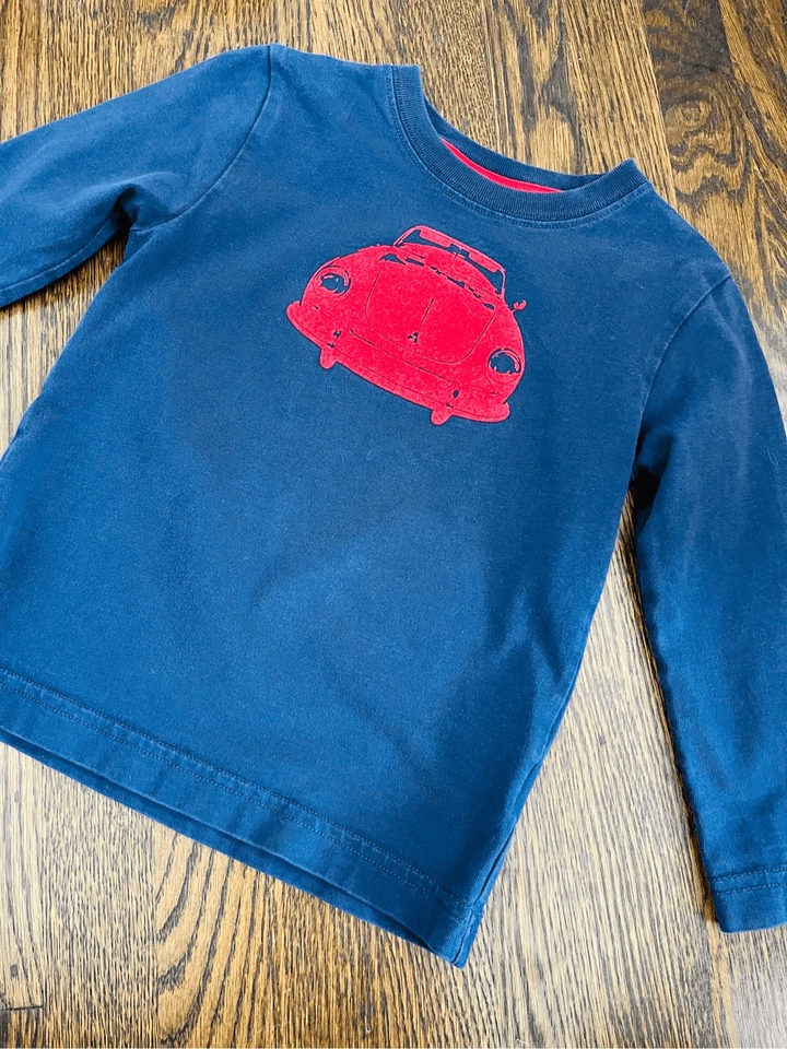 Camiseta Hanna Andersson Niños 4 (100) Gamuza Gráfica Coche Manga Larga COMPRA 2 OBTÉN 1 GRATIS Foto 4 de 4