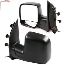 Pair Power Mirror For 03-13 Ford E-150 E-250 04-13 Ford E-350/E-450 Super Duty