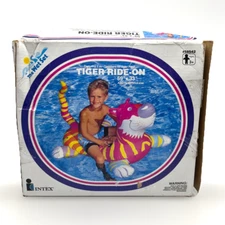 Intex The Wet Set Sea Tiger Ride-On Inflatable Pool Float Toy New In Box