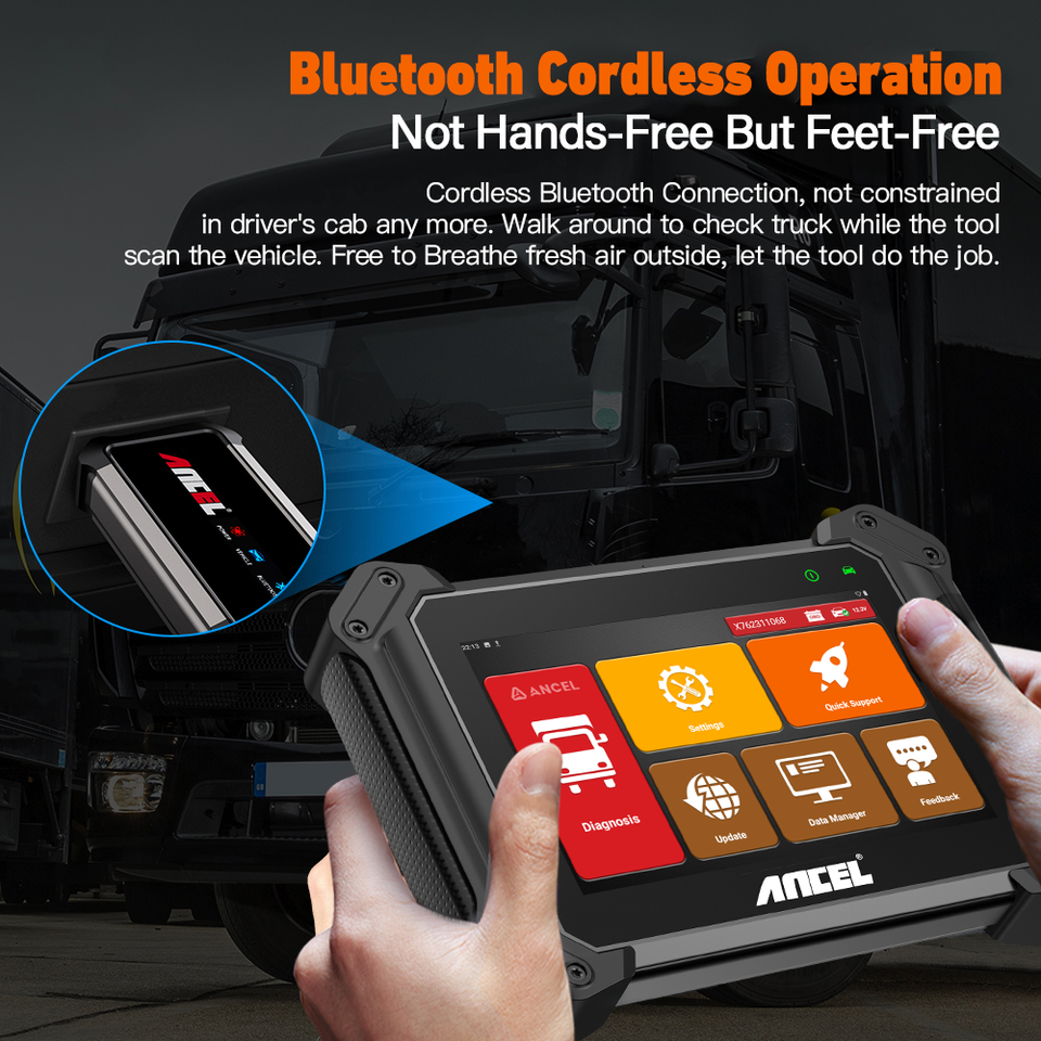Cummins Diesel Engine » Blog Archive » ANCEL HD3400 DPF Regen Heavy Duty Truck Scanner For Cummins Cat Detroit Paccar