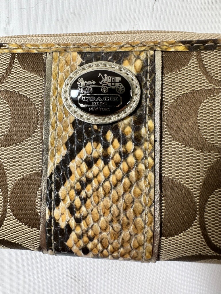 Coach 61851 Sutton Signature C Python Universal C… - image 9