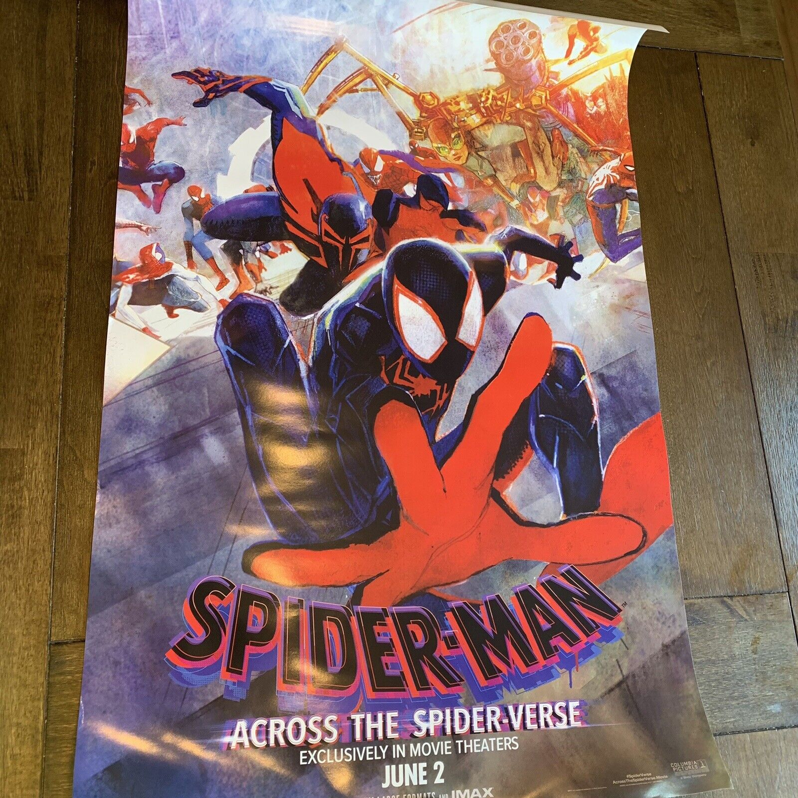  IIID Spider Movie Man Across The Spider-Verse Poster