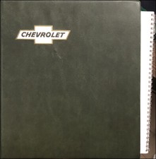 1974 Chevrolet Car Data Book and Color and Upholstery Dealer Album Showroom