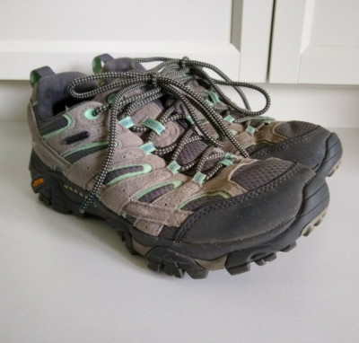 Merrell Moab 2 Ventilator Drizzle Mint J06028 Hiking Walking Trail Shoe Size 9