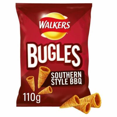 Walkers Bugles Southern Style BBQ Snacks - 110g (0.24lbs)