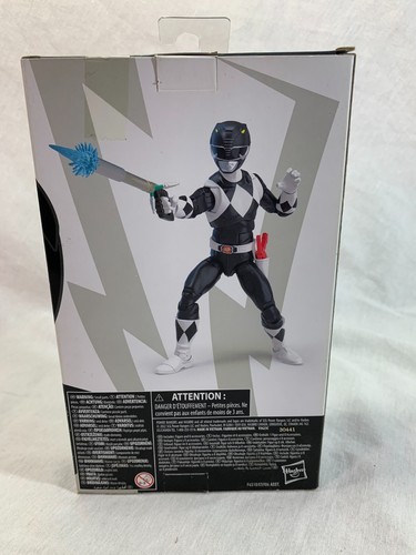 "MMPR Power Rangers Lightning Collection Black Ranger Mighty Morphin 6"" NUEVO - Imagen 8 de 8