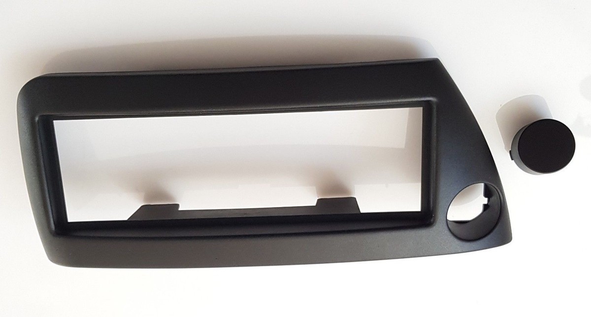 2 DIN Car Stereo Radio Bezel Kit For Ford Ka (1996-2008) - Black Dashboard Trim Panel