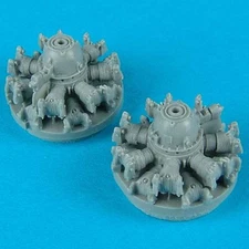 QuickBoost QB72056 1/72 Consolidated PBY-1/5 Catalina Engines for Academy kits