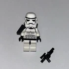 LEGO Star Wars Sand Trooper Minifigure 8092 sw0271 Black Pauldron & Jetpack