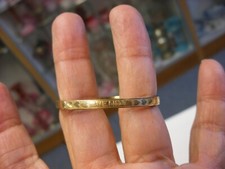 Vtg Little Sweetheart 1-20 12K Gold Filled Child's Bracelet Heart Design A180