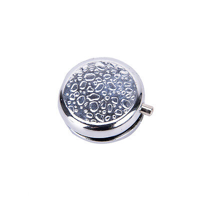 Travel Metal PillBox Medicine Organizer Container Jewellery Case