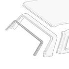 Tailgate Window Glass Channel 1980-96 Ford Bronco F2TZ-98422A00-A