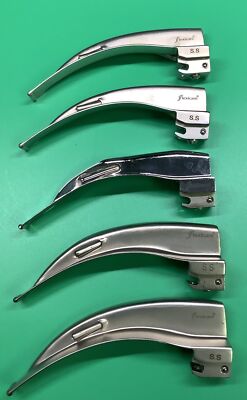 Lot of 5 Flexicare MAC 3 Laryngoscope Fiber Optic Blade