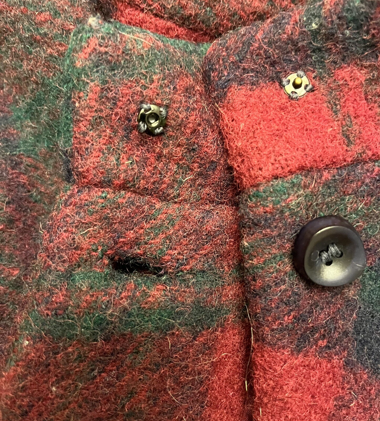 Vintage Boru by Jimmy Hourihan of Dublin Wool Maroon … Gem