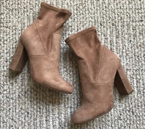 steve madden camel booties
