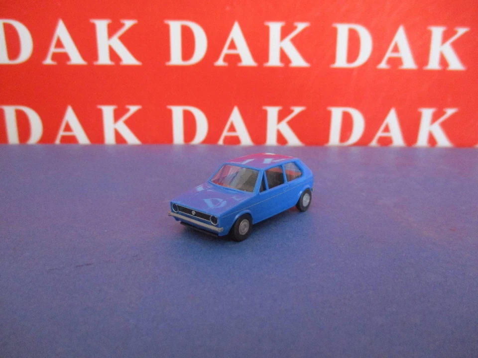 1/87 Modellino Auto Volkswagen Golf I Serie Blu 1974 by Brekina - Immagine 2 di 4