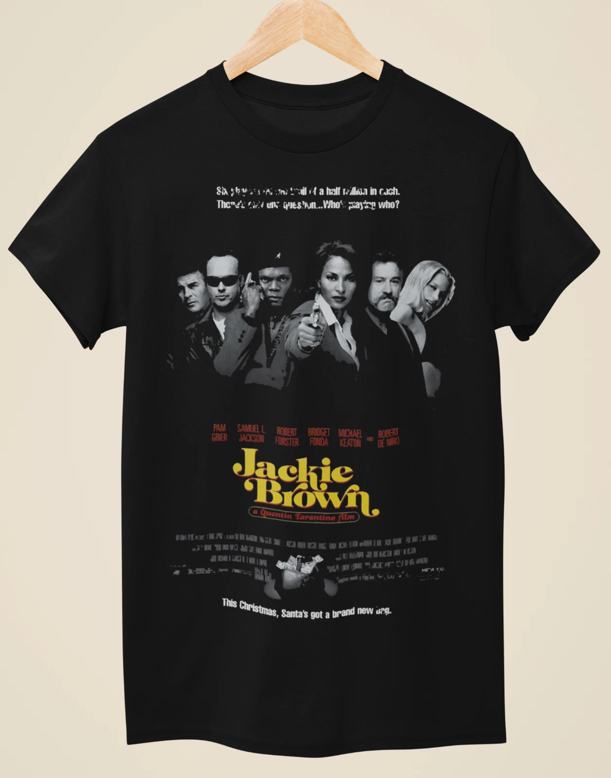 Jackie Brown - Movie Poster Inspired Unisex Black T-Shirt
Opens in a new window or tab