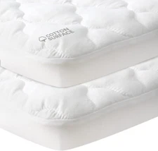 Waterproof Pack N Play Mattress Pad Protector Soft Cotton Mini Crib Sheets Cover