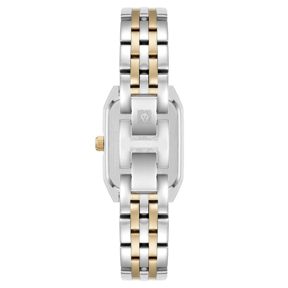 Reloj Anne Klein New York Dos Tonos Diamante Octágono Mujer 12/7751MPTT/NUEVO CON ETIQUETA Foto 2 de 4