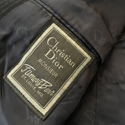 Dior ストライプ カッタウェイジャケット Dior Homme Striped Jacket, Size 48 IT