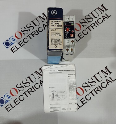 GE MTCVTAU ELECTRONIC TIMER TIMING 0.6S-6MIN VOLTAGE 440VAC FREE FAST SHIPPING