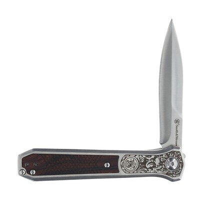 Smith & Wesson Unwavered A/O Linerlock  Folding Stainless Pocket Knife 1208413