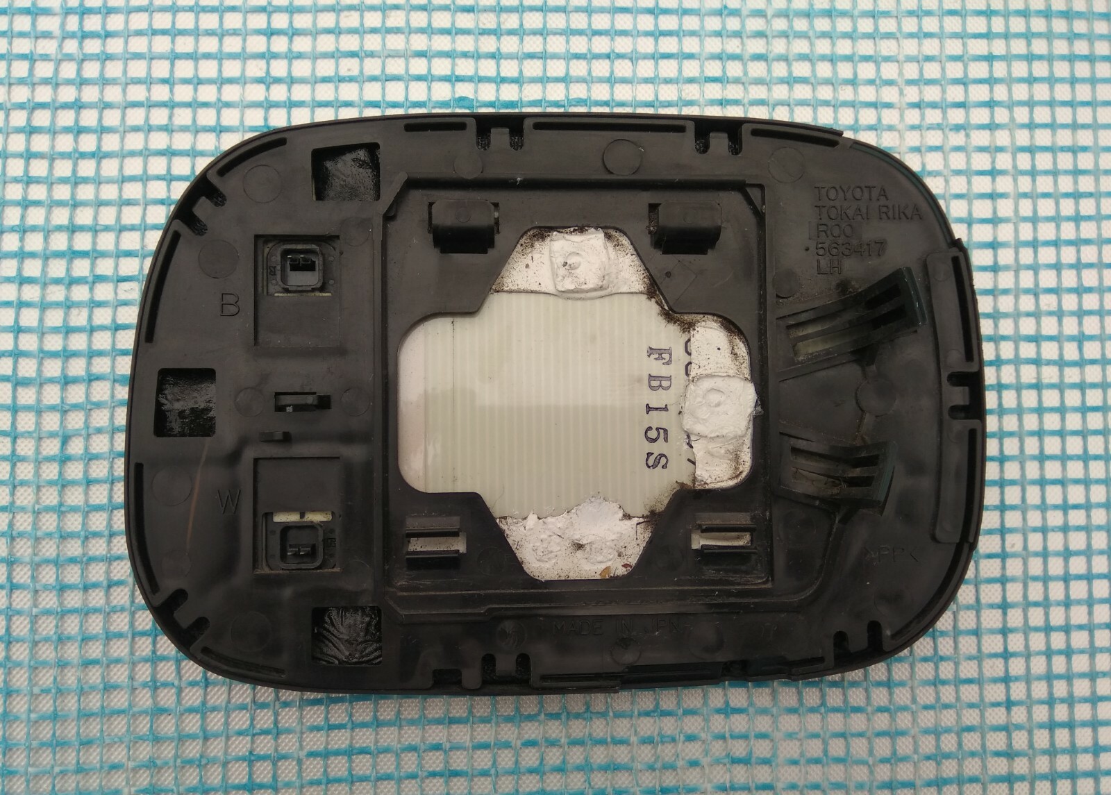 0106 OEM LEXUS LS430 GS LEFT side AUTO DIM HEATED MIRROR GLASS LH USA