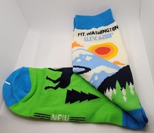 Mens Cool Colorful Fancy Novelty Funny Casual Crew Socks 1 Pair New Hampshire