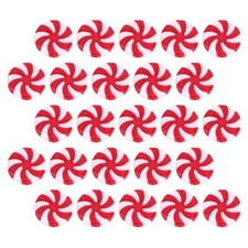 25 Pcs Christmas Candy Decorations Garland Ornaments Peppermint Wreath