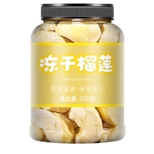 100g Freeze-dried Durian Dry Canned Instant Durian Crisp Fruit New - 第 1/7 張圖片