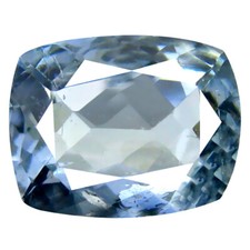 1.65 ct Cushion Shape 9 x 7 mm Brazilian Blue Aquamarine Loose Gemstone