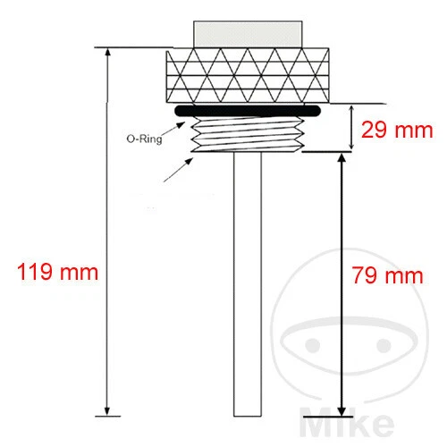 Medidor de temperatura de aceite para Harley Davidson XLH 1200 Sportster 1988-1995 Foto 3 de 3