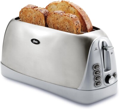 Stainless Steel Long Slot 4 Slice Toaster TSSTTR6330-NP Dual Auto Adjusting