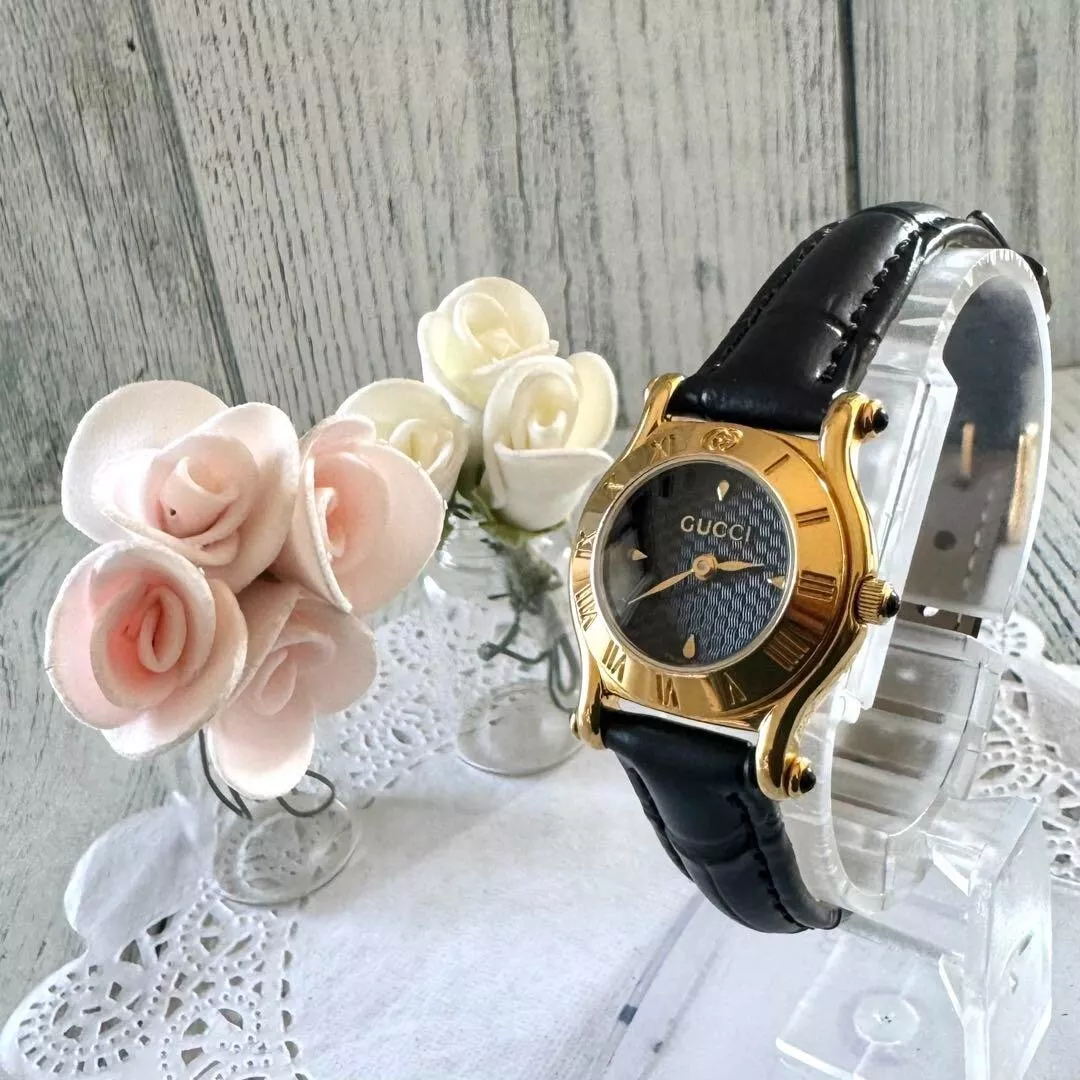 Montre GUCCI 6500P noire occasion du Japon voir description