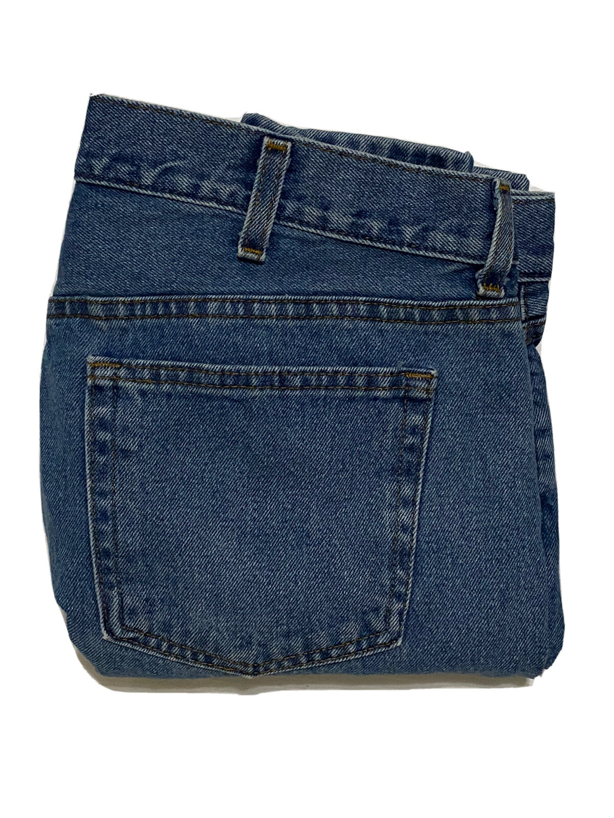 Men's Dark Blue Denim Jeans Leg Casual 36x32 Gem