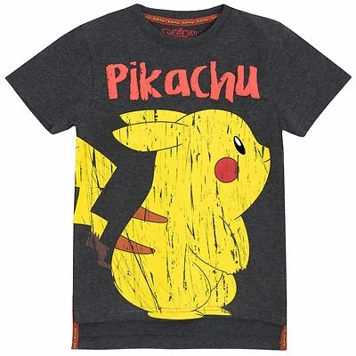 Pokemon T-Shirt | Jungen Pokemon Oberteil | Pokemon Pikachu Kurzarm Tee | Neu
