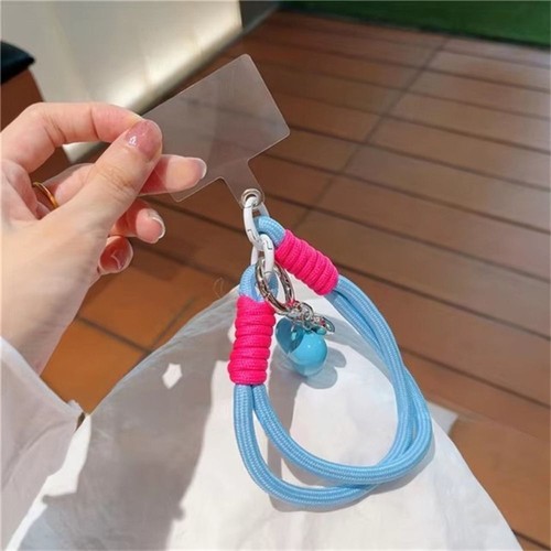 Luxury Braided Rope Phone Chain Women Fashion Phone Wrist Strap Gifts - Zdjęcie 4 z 6
