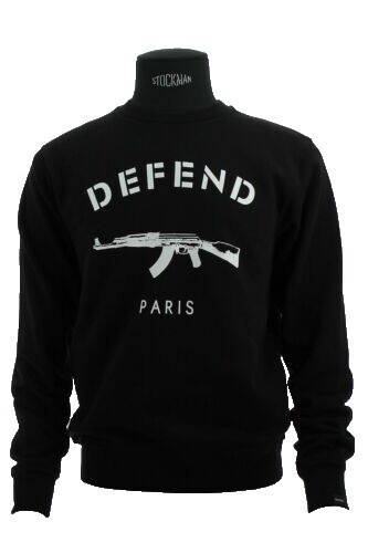 Sweat-shirt Paris Gildan – Coton Américain éthique – Unisexe Crewneck – Neuf