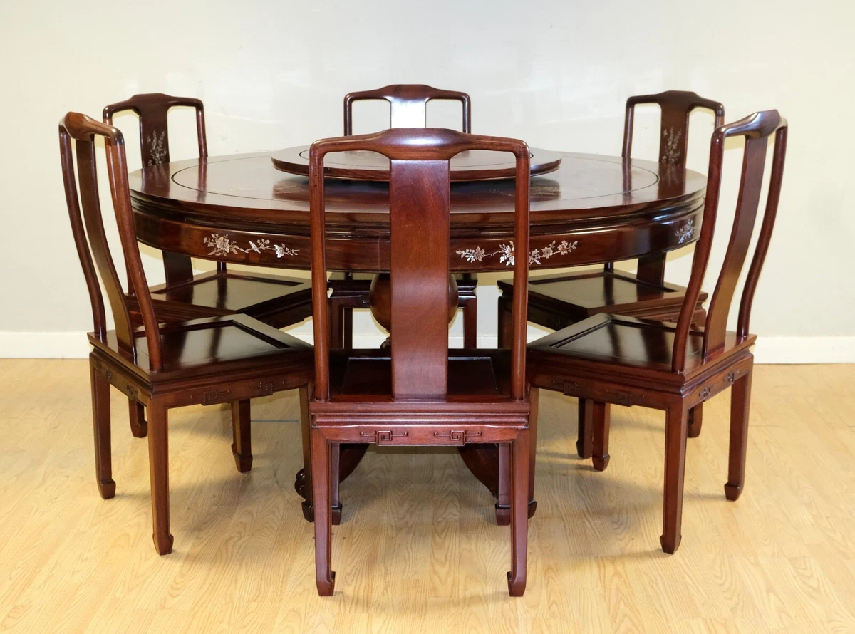 Rosewood dining table set new arrivals