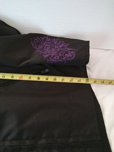 Dream Apparel Women Nylon Motorcycle Jacket Black Size XXL - Picture 8 of 11
