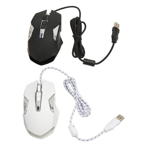 RGB Gaming Mouse Ergonomic 7200 DPI Wired Optical Gaming Mouse With Programm NEW - Picture 22 of 30
