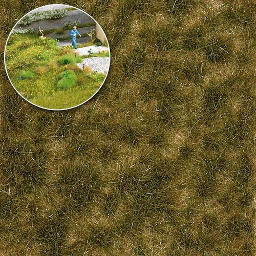 Tufts of grass late summer, two-tone 6mm long Busch 3538