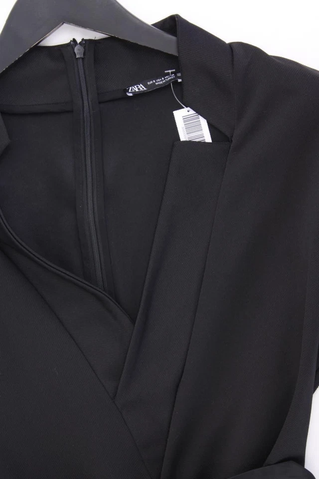 Zara Langer Jumpsuit Classic Jumpsuit für Damen Gr. 36, S schwarz aus Polyester - Bild 2 von 4