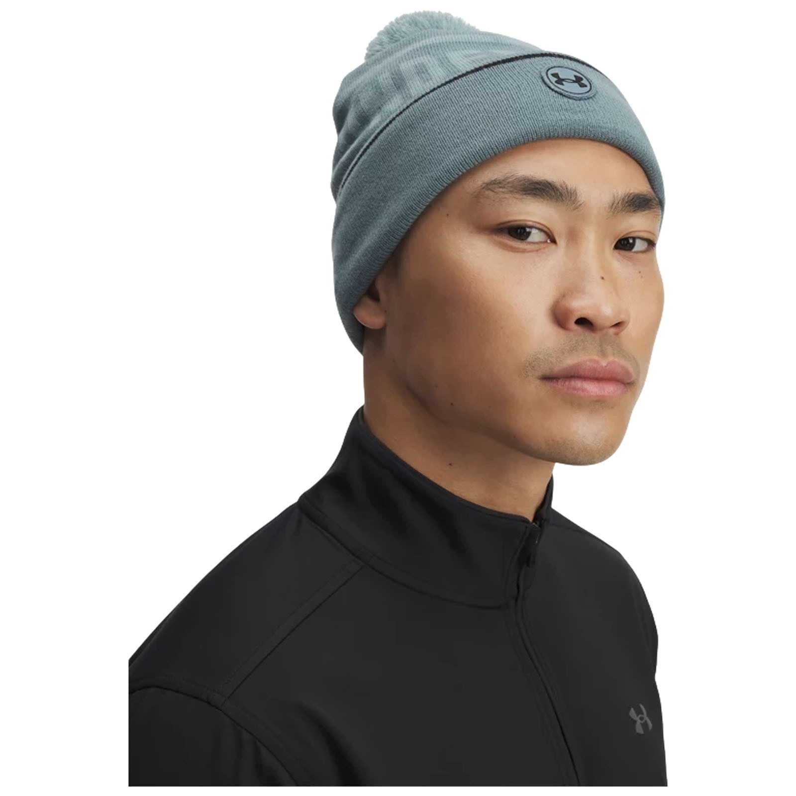 Under Armour Mens Drive Pom Beanie Bobble Hat Winter Warm Comfort Headwear Golf