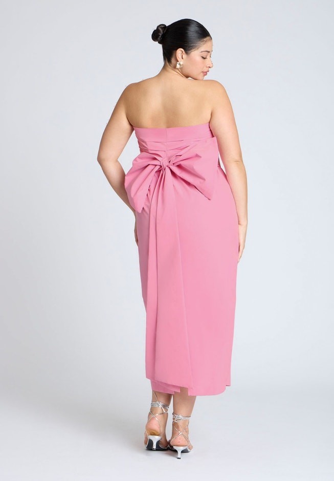 Eloquii New Dress Women 20 Pleated Bodice Bow Detail Dress | eBay Eloquii New Dress Women 20 Pleated Bodice Bow Detail Dress | eBay