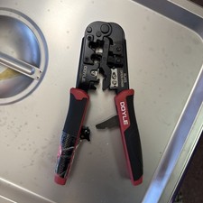 Doyle Pass Thru RJ45 Modular Cable Crimper Cutter Stripper Tool RJ11