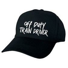 OFF DUTY TRAIN DRIVER CAP – Printed Headwear Made for Relaxing – Premium