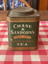 Chase & Sanborn Antique Tea tin (1920-1930)