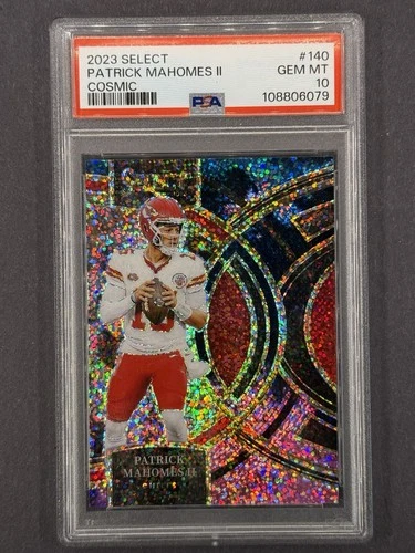 2023 Select - Patrick Mahomes Cosmic Prizm Premier Level #140 SSP PSA 10